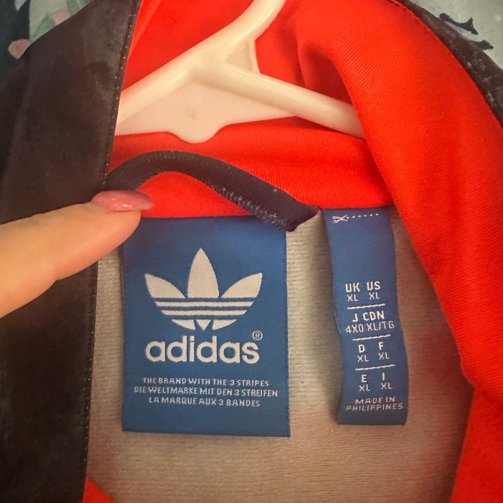 Adidas Multicolor Jacket With Orange Accents - image 3